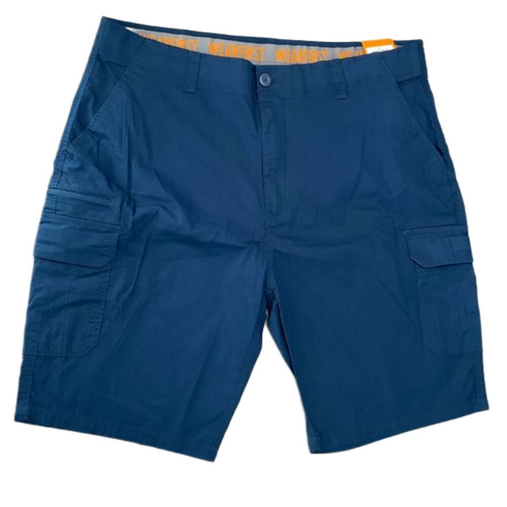 WearFirst Mens’ Cargo Shorts Blue Size 42 NWT